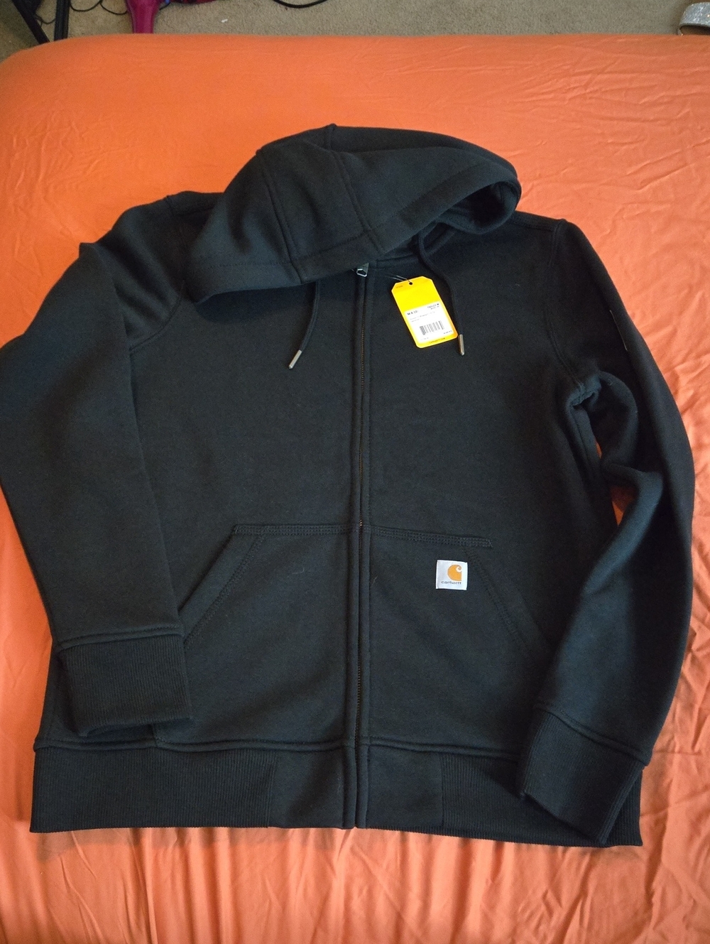 Carhartt Women's Black Zip-Up Hooded Jacket